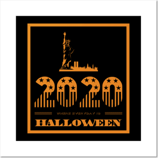 Halloween in America 2020 Posters and Art